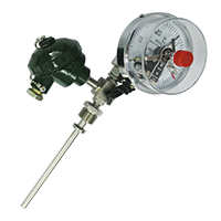 WSS-482帶熱電偶/阻溫度變送器的雙金屬溫度計